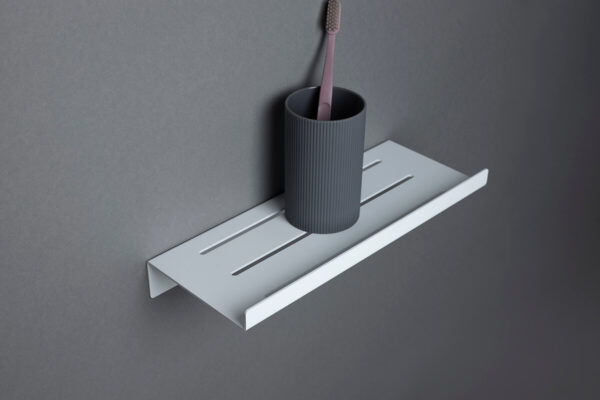 White Bathroom Shower Shelf - ZETka