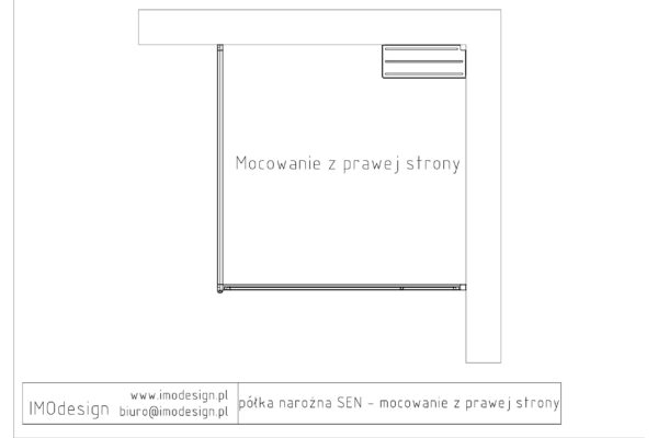 SEN white corner shelf for shower - Image 4