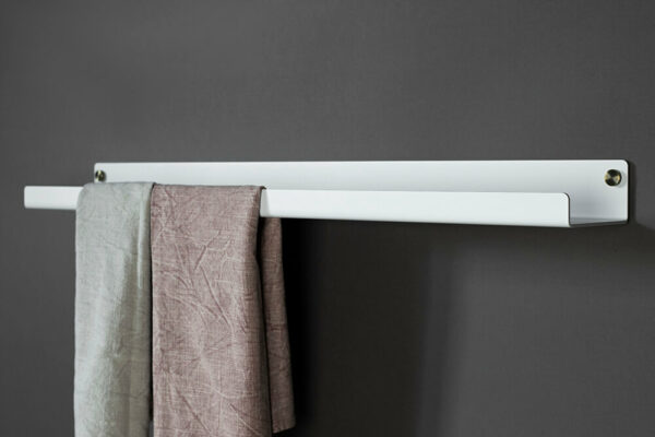 White shelf with towel rack - ALU - Image 6