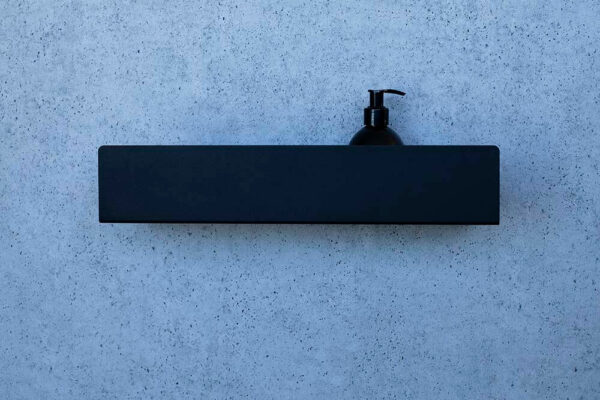 Black Shower Shelf - LATO - Image 2