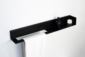 Towel rack with shelf TU2