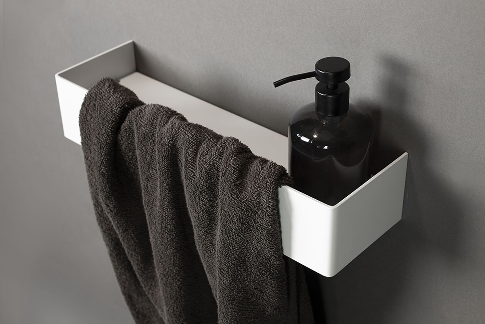 półki łazienkowe z wieszakiem IMO 40 cm-IMOdesign