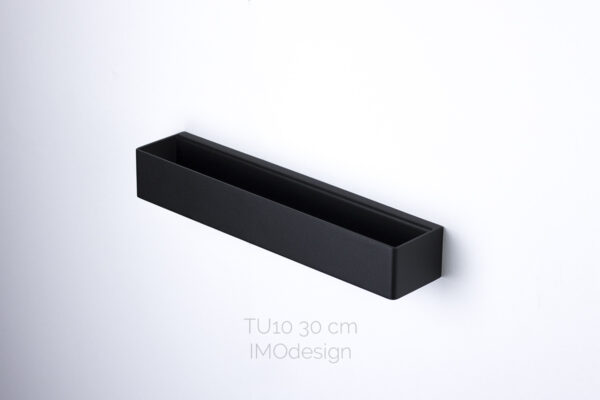 TU10 Black Towel Rail for Bathroom