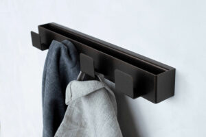 Brown Hook Rack with 4 Hooks-TU11