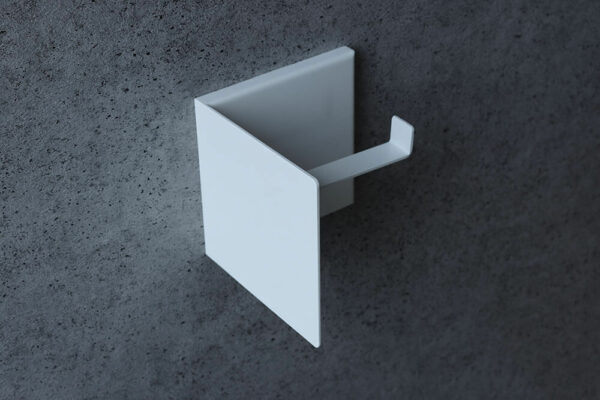 White Toilet Paper Holder