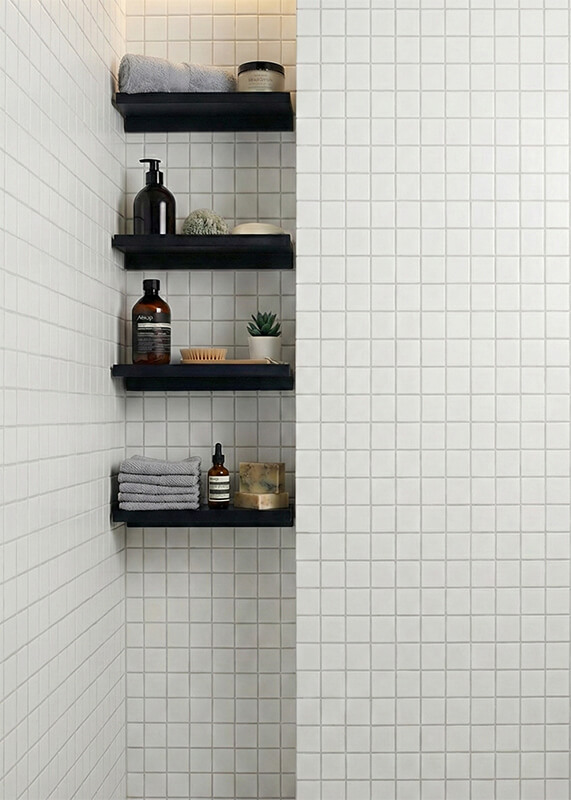 Shelves for shower niche ZETka - IMOdesign